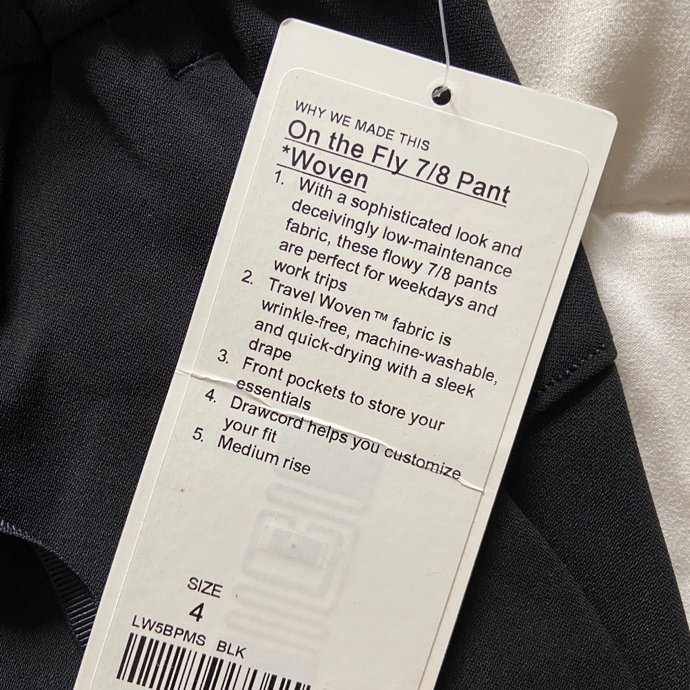 Lululemon On The Fly 7/8 Pant